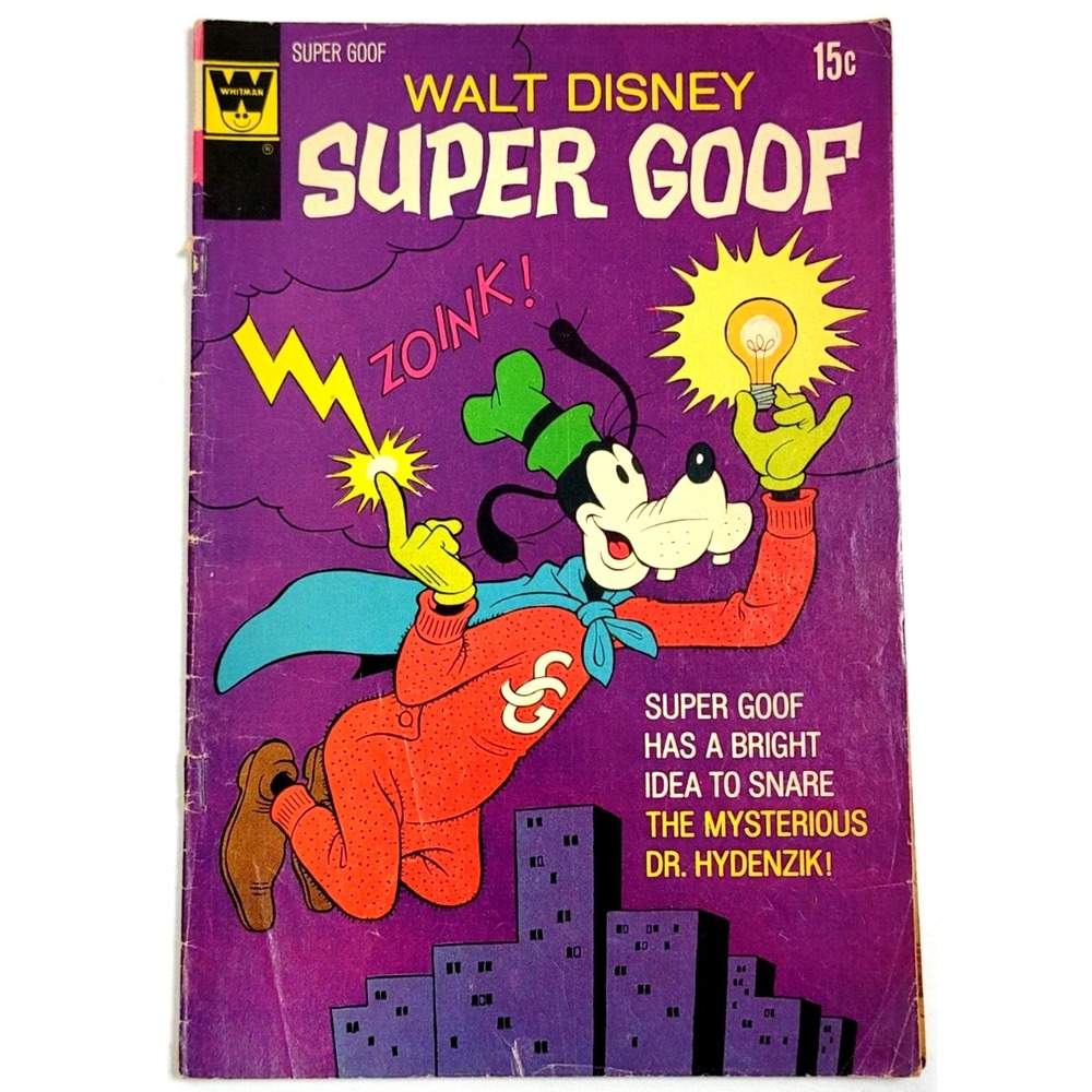 WALT DISNEY SUPER GOOF #20 (1972) - VG- WHITMAN